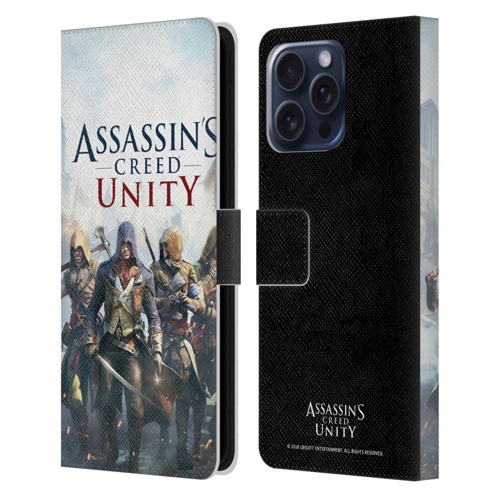 ASSASSINS CREED アサシンクリード - Unity Key Art / French Brotherhood レザー手帳型 / Apple iPhoneケース - PGS